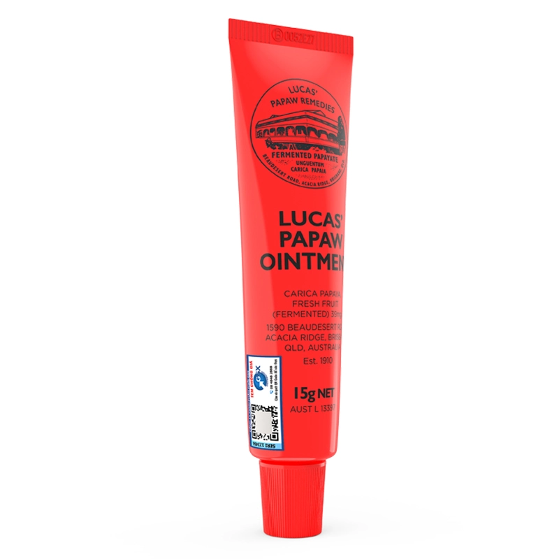 Lucas' Papaw Ointment - 15g Tube with Lip Applicator