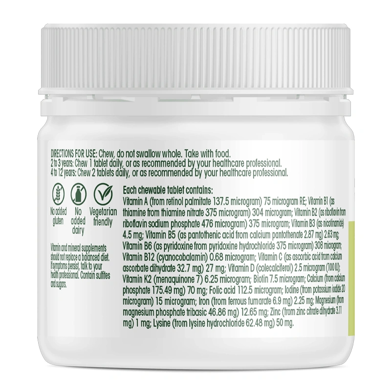 Multivitamin + iron kids chewables BH1008