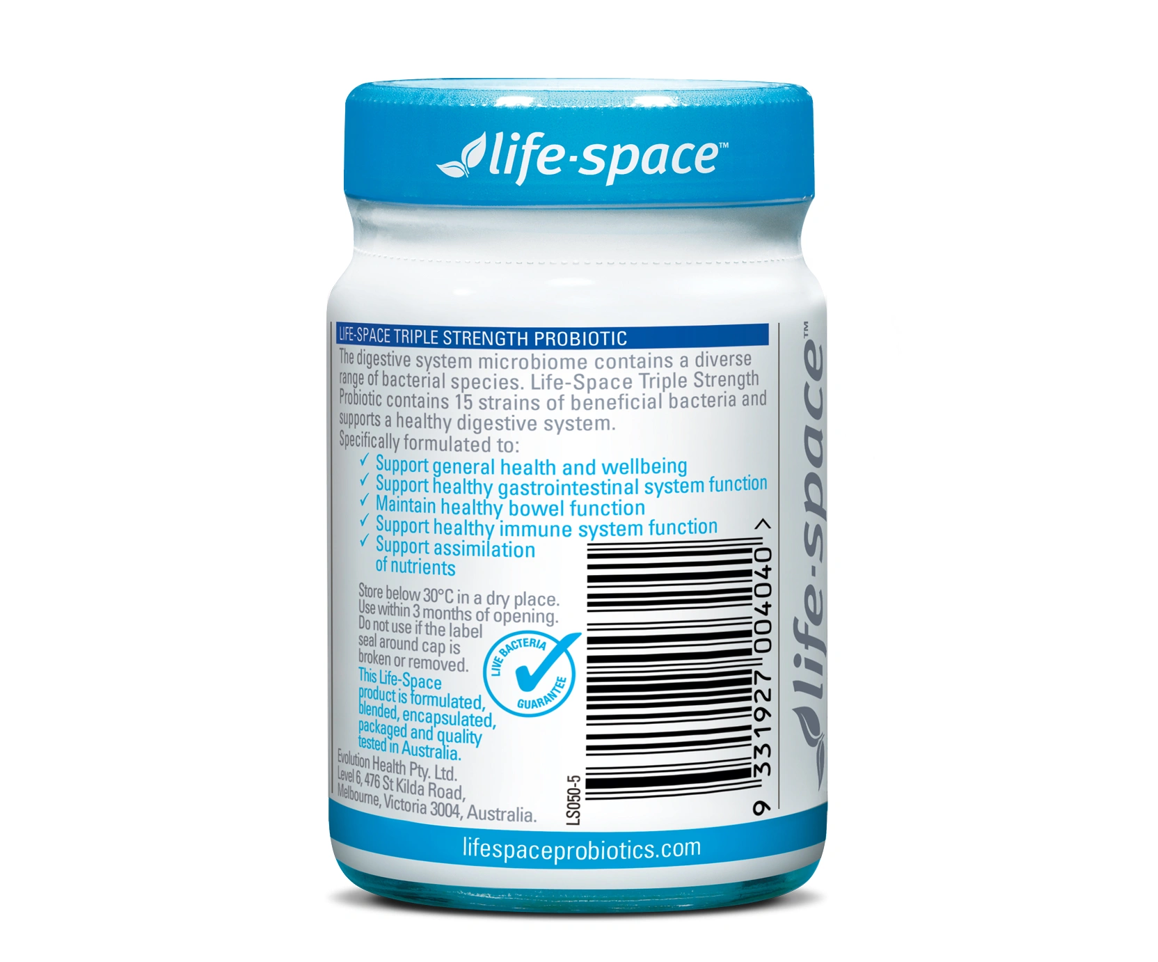 Life-Space Triple Strength Probiotic BH8